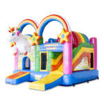 Hüpfburg JB Multiplay Einhorn 01