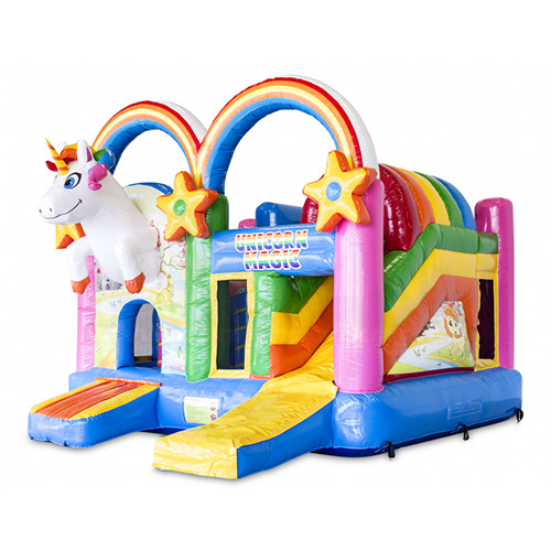 Hüpfburg JB Multiplay Einhorn 01