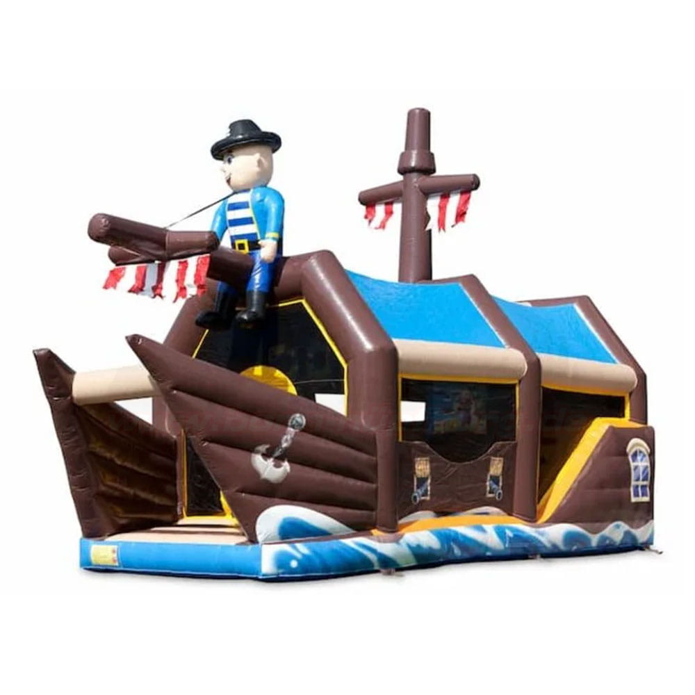 Hüpfburg JB Shooter Piratenschiff 01