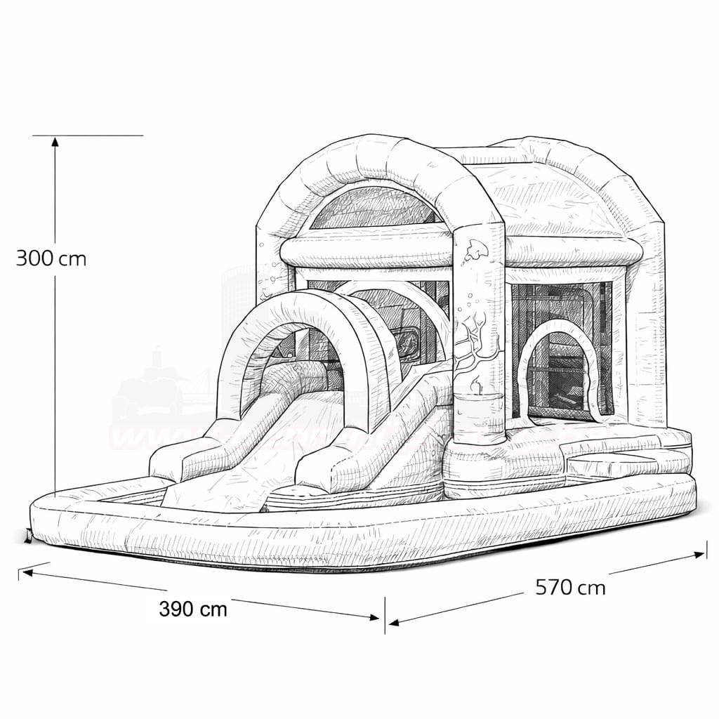 Hüpfburg JB Splashy Seaworld 01