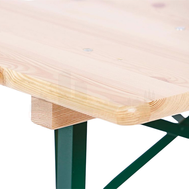 Bierzeltgarnitur hochwertige Qualität, Tisch 70cm breit – Bild 2