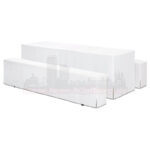 Biergarnitur Hussenset weiss