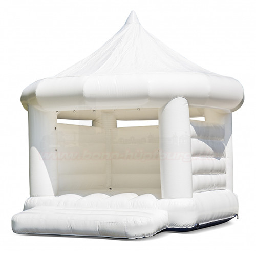 Hüpfburg White Wedding Hochzeit 01