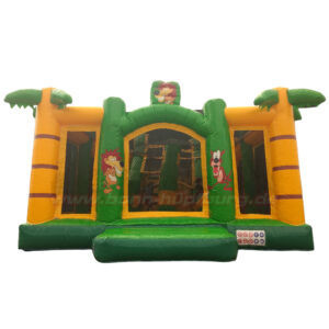 Hüpfburg Slidebox Dschungel 00