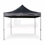 3x3m Faltzelt schwarz ohne Seitenteile
