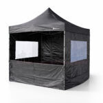 3x3m Verkaufsstand schwarz