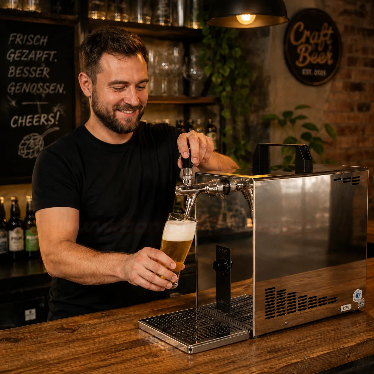 Bierzapfanlage Durchlaufkühler – Bild 10