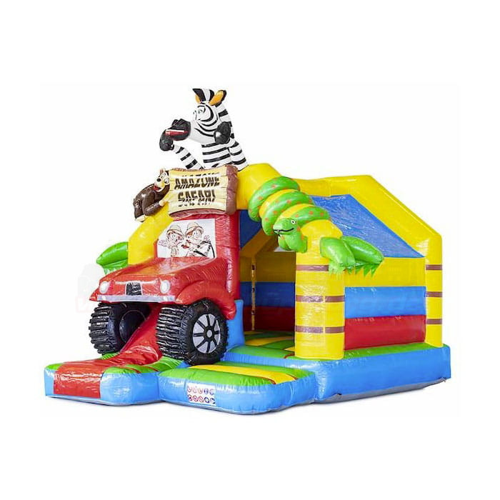 Hüpfburg JB Slide Combo Amazonas Safari 01