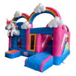 Hüpfburg-Multi-Einhorn