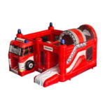 Hüpfburg-Multi-deutsche-Feuerwehr